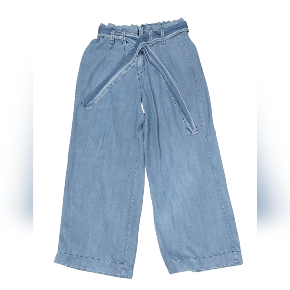 Portsaid Women's Light Blue Wide-Leg Jeans #F2509-0152